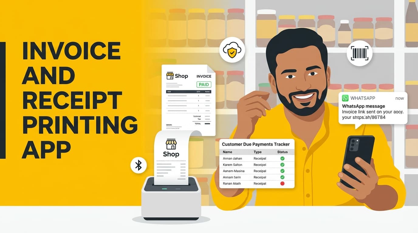 Invoice and Receipt Printing App: Why Professional Billing is the Soul of Trust in 2026