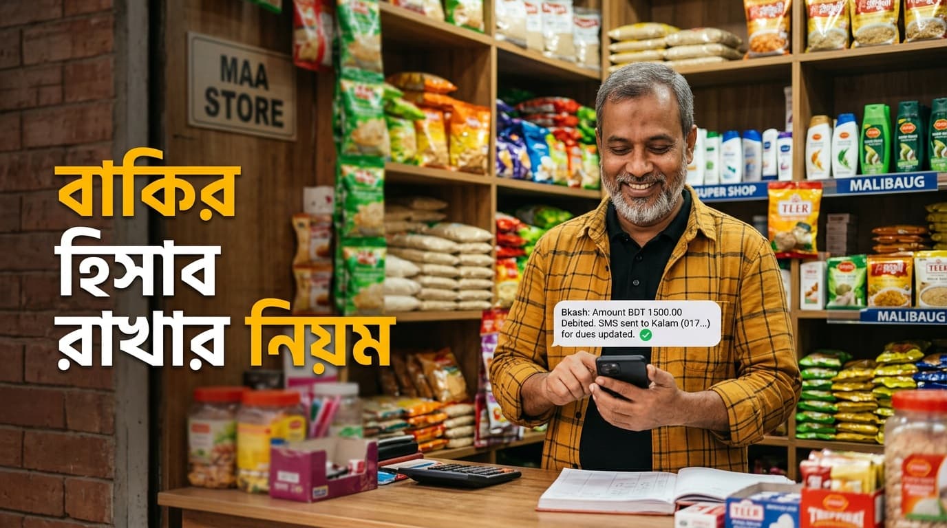 বাকির হিসাব রাখার নিয়ম: ৫টি সহজ ধাপে ব্যবসায়িক লোকসান কমান!
